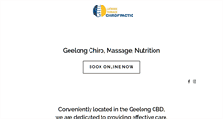 Desktop Screenshot of chirogeelong.com